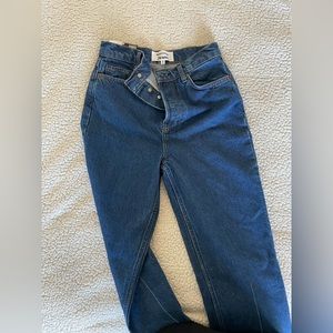 Reformation Cynthia High Rise Straight Long Jean